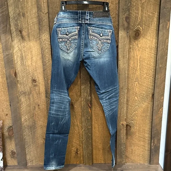 Rock Revival Faded Indigo Slim Jeans - Picture 6 of 6